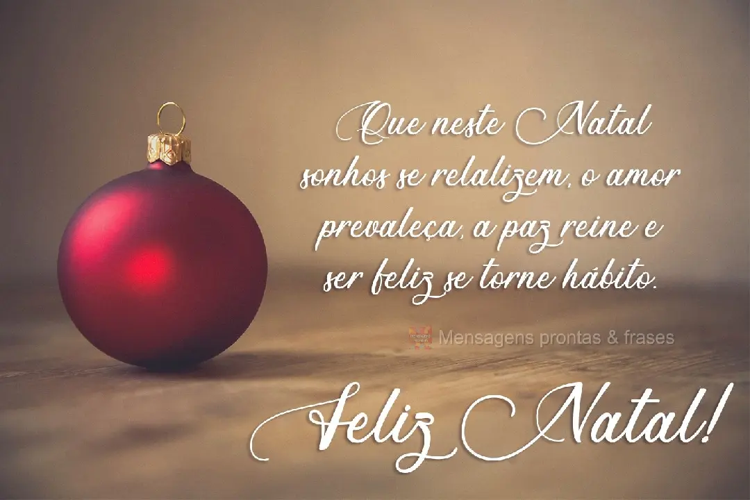 Feliz Natal!