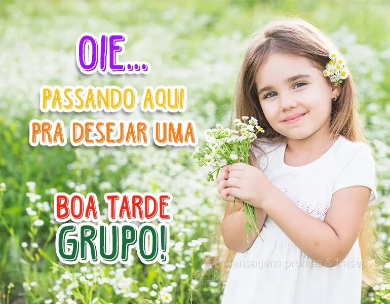 Oie...Passando aqui pra desejar uma Boa Tarde Grupo!
