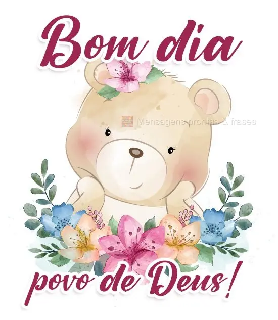 Bom dia povo de Deus!
