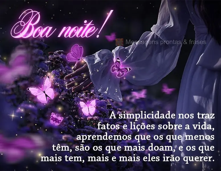 A simplicidade nos traz fatos e lições sobre a vida. Aprendemos que os que menos têm são os que mais doam e os que mais tem, mais e mais eles irão q...