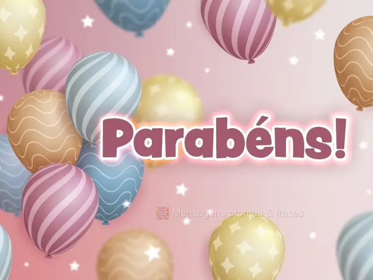 Parabéns!