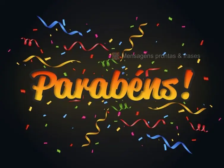 Parabéns!