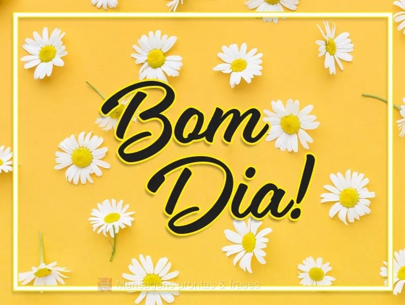 Bom dia!