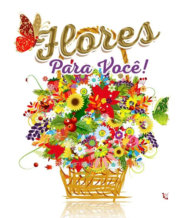 Flores para você!