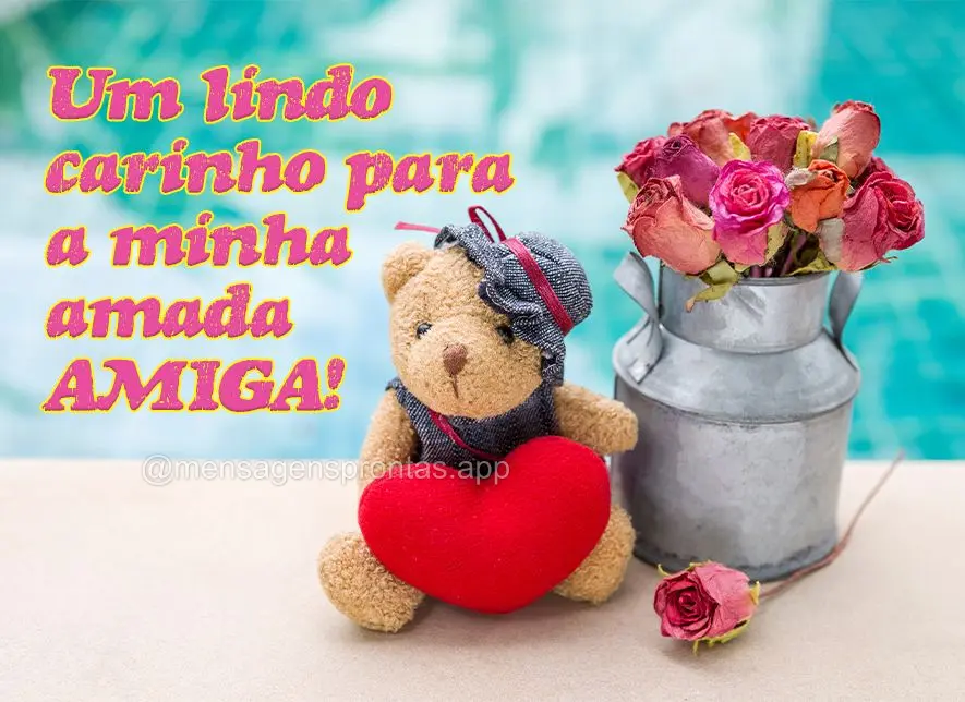 Um lindo carinho para a minha amada amiga!