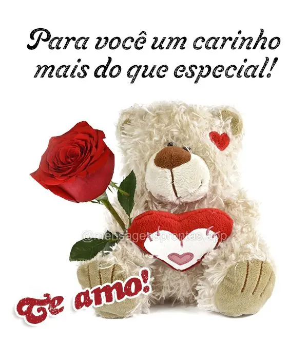 Para você um carinho mais do que especial! Te amo!