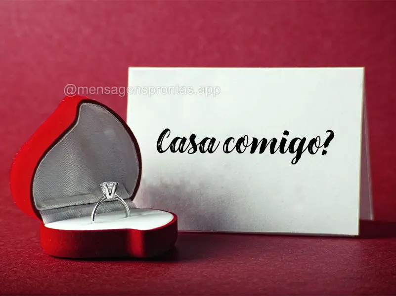 Casa comigo?