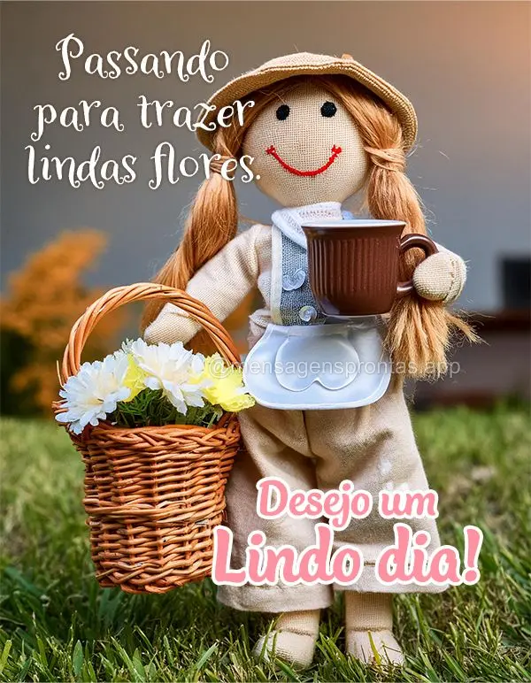 Passando para trazer lindas flores. Desejo um lindo dia!