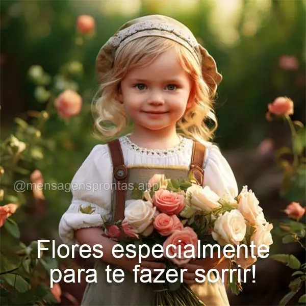 Flores especialmente para te fazer sorrir!